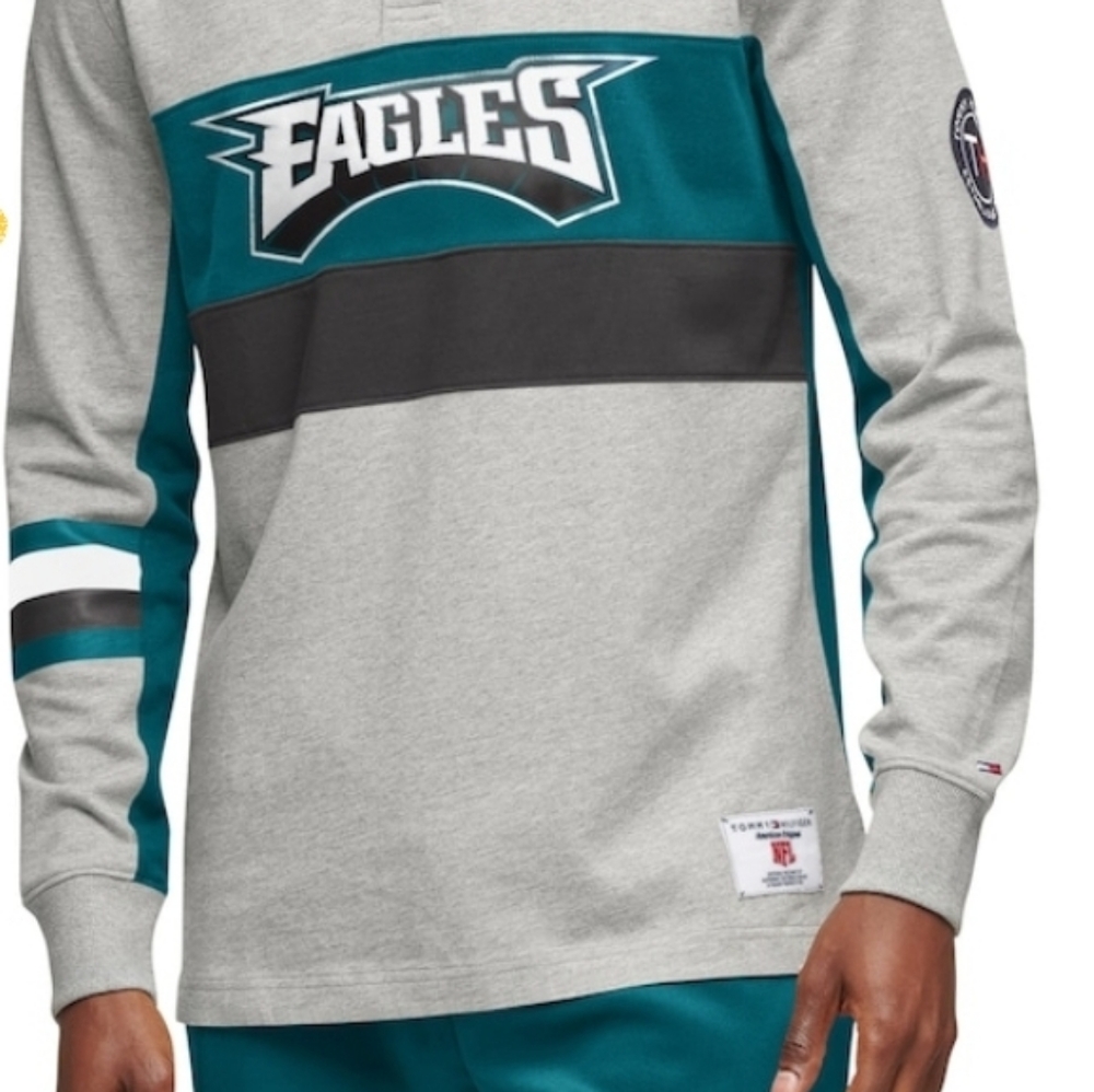 Philadelphia Eagles Tommy Hilfiger Long Sleeve Polo
